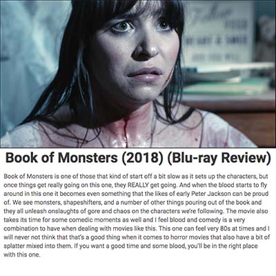 Book of Monsters (2018) (Blu-ray Review)